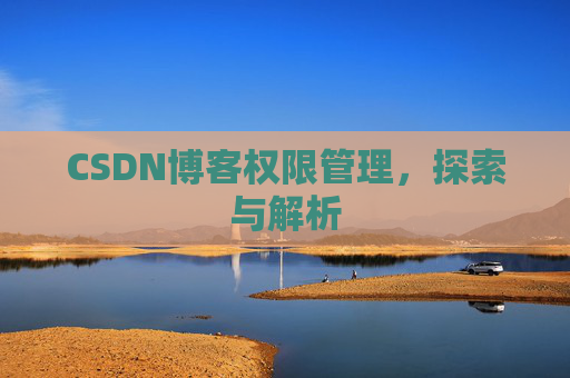 CSDN博客权限管理，探索与解析